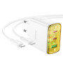 Мережевий зарядний пристрій Hoco CS44A Smart PD65W Type-C to Type-C