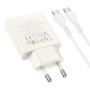 Мережевий зарядний пристрій Hoco N45 Biscuit PD30W+QC3.0 Type-C to Type-C