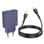 Мережевий зарядний пристрій Hoco N45 Biscuit PD30W+QC3.0 Type-C to Type-C