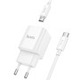 Мережевий зарядний пристрій Hoco C147A Charm PD20W+QC3.0 Type-C to Type-C