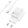 Мережевий зарядний пристрій Hoco C147A Charm PD20W+QC3.0 Type-C to Type-C