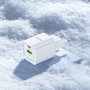 Мережевий зарядний пристрій Hoco C147A Charm PD20W+QC3.0 Type-C to Type-C