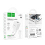 Мережевий зарядний пристрій Hoco C147A Charm PD20W+QC3.0 Type-C to Type-C