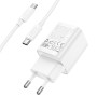 Мережевий зарядний пристрій Hoco C149A Charm PD30W+QC3.0 Type-C to Type-C