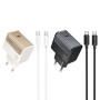 Мережевий зарядний пристрій Hoco CS72A Star Speed GaN PD30W Type-C to Type-C