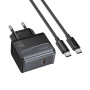 Мережевий зарядний пристрій Hoco CS72A Star Speed GaN PD30W Type-C to Type-C