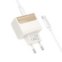 Мережевий зарядний пристрій Hoco CS72A Star Speed GaN PD30W Type-C to Type-C