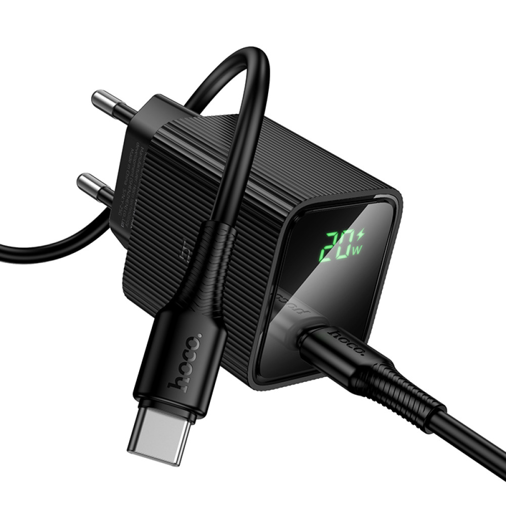 Мережевий зарядний пристрій Hoco CS82A Excellent PD20W Type-C to Type-C