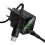 Мережевий зарядний пристрій Hoco CS83A Excellent PD20W+QC3.0 Type-C to Type-C