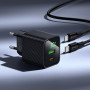 Мережевий зарядний пристрій Hoco CS84A Excellent PD30W+QC3.0 Type-C to Type-C