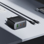 Мережевий зарядний пристрій Hoco C160A Upgrade GaN PD65W+QC3.0 Type-C to Type-C