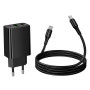 Мережевий зарядний пристрій Hoco CS95A Leader GaN PD30W+QC3.0 Type-C to Type-C