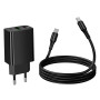 Мережевий зарядний пристрій Hoco CS94A Leader PD20W+QC3.0 Type-C to Type-C