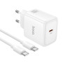Мережевий зарядний пристрій Hoco N83 Profit GaN PD40W Type-C to Type-C