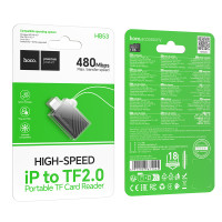 Card Reader Hoco HB53 mini Lightning to TF2.0 (480Mbps)