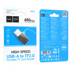 Card Reader Hoco HB53 mini USB to TF2.0 (480Mbps)