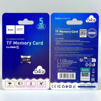 Карта пам'яті Hoco 64Gb Class 10 (UHS-1 U1) Original card only 95Mb-s (без адаптера)