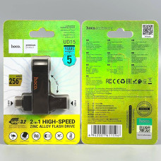 USB флеш Hoco UD15 256Gb Clever USB3.2+Type-C Швидкісна