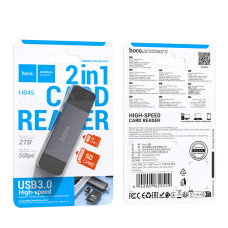 Card Reader Hoco HB45 Spirit 2-in-1 USB to Type-C 3.0
