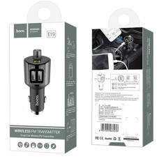 FM Модулятор (Автомобільний зарядний пристрій) Hoco E19 2.4A Bluetooth