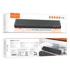 Саундбар Hoco BS66 Smooth для комп'ютера USB2.0 multimedia Bluetooth, wired USB (35,0*8,3*5,0 см) 