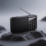 Портативне радіо Hoco HI50 з Bluetooth та ліхтарем 1200mAh (13,8*3,1*7,5 см) 