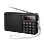 Портативне радіо Hoco HI50 з Bluetooth та ліхтарем 1200mAh (13,8*3,1*7,5 см) 