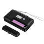 Портативне радіо Hoco HI50 з Bluetooth та ліхтарем 1200mAh (13,8*3,1*7,5 см) 