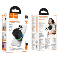 Портативна колонка Hoco HC49 Shine з магнітом 700mAh, 8W (6,0*6,0*5,0 см)