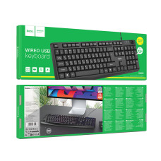 Клавіатура дротова Hoco GM60 Cool (з Eng, Ru розкладками)