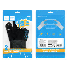 Ігрові напальчники (рукавички) Hoco GA21 Eagle Claw (срібне волокно) (2 шт.)