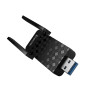 Підсилювач сигналу Wi-Fi ретранслятор Hoco HI34 WiFi6 USB (2 антени)