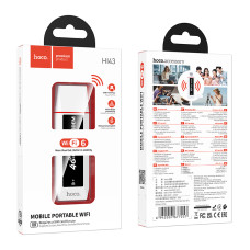 Портативний модем WiFi роутер Hoco HI43 2.4GHz, SIM card (WiFi 6), 150Mbps