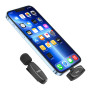 Бездротовий петличний мікрофон Hoco L15 Crystal digital microphone Lightning