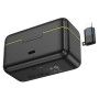 Бездротовий петличний мікрофон Hoco L17 Dual-mic магнітний (Lightning, Type-C)