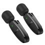 Бездротовий петличний мікрофон Hoco L15 Dual-mic Lightning+Type-C