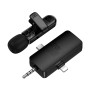 Бездротовий петличний мікрофон Hoco L20B Fair Lighthing+Type-C+3.5mm