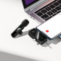 Бездротовий петличний мікрофон Hoco L20B Fair Lighthing+Type-C+3.5mm