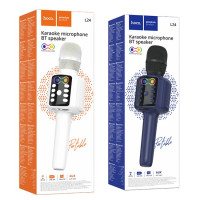 Мікрофон Hoco L24 Shine karaoke Bluetooth (1200mAh, 5W)