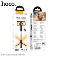 Монопод (трипод) Hoco K20 Prior live Bluetooth