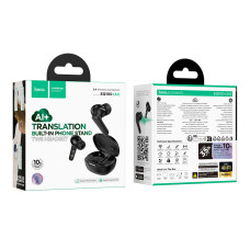 Бездротові навушники Hoco EQ100 Intelligent AI Translation (з функцією перекладу)(App) BLACK
