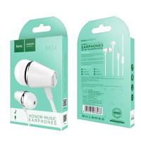 Навушники Hoco M34 honor 3.5mm WHITE
