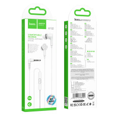 Навушники Hoco M102 Ingenious universal earphones 3.5mm WHITE