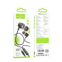Навушники Hoco M107 Discoverer universal 3.5mm BLACK