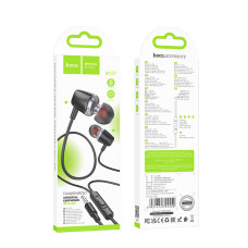 Навушники Hoco M107 Discoverer universal 3.5mm BLACK