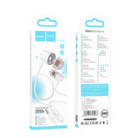 Навушники Hoco M107 Discoverer universal 3.5mm WHITE
