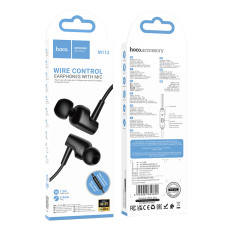 Навушники Hoco M112 Story universal 3.5mm BLACK