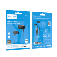 Навушники Hoco M122 Power metal universal 3.5mm BLACK