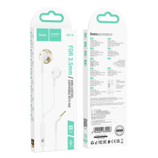 Навушники Hoco M115 Sagacious 3.5mm WHITE