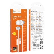 Навушники Hoco M119 Mia universal 3.5mm SILVER